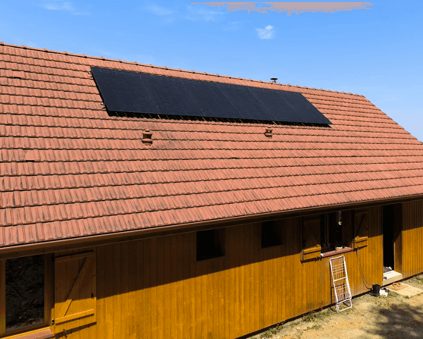 Installation de 6 module Dualsun 500 et 6 IQ8P 