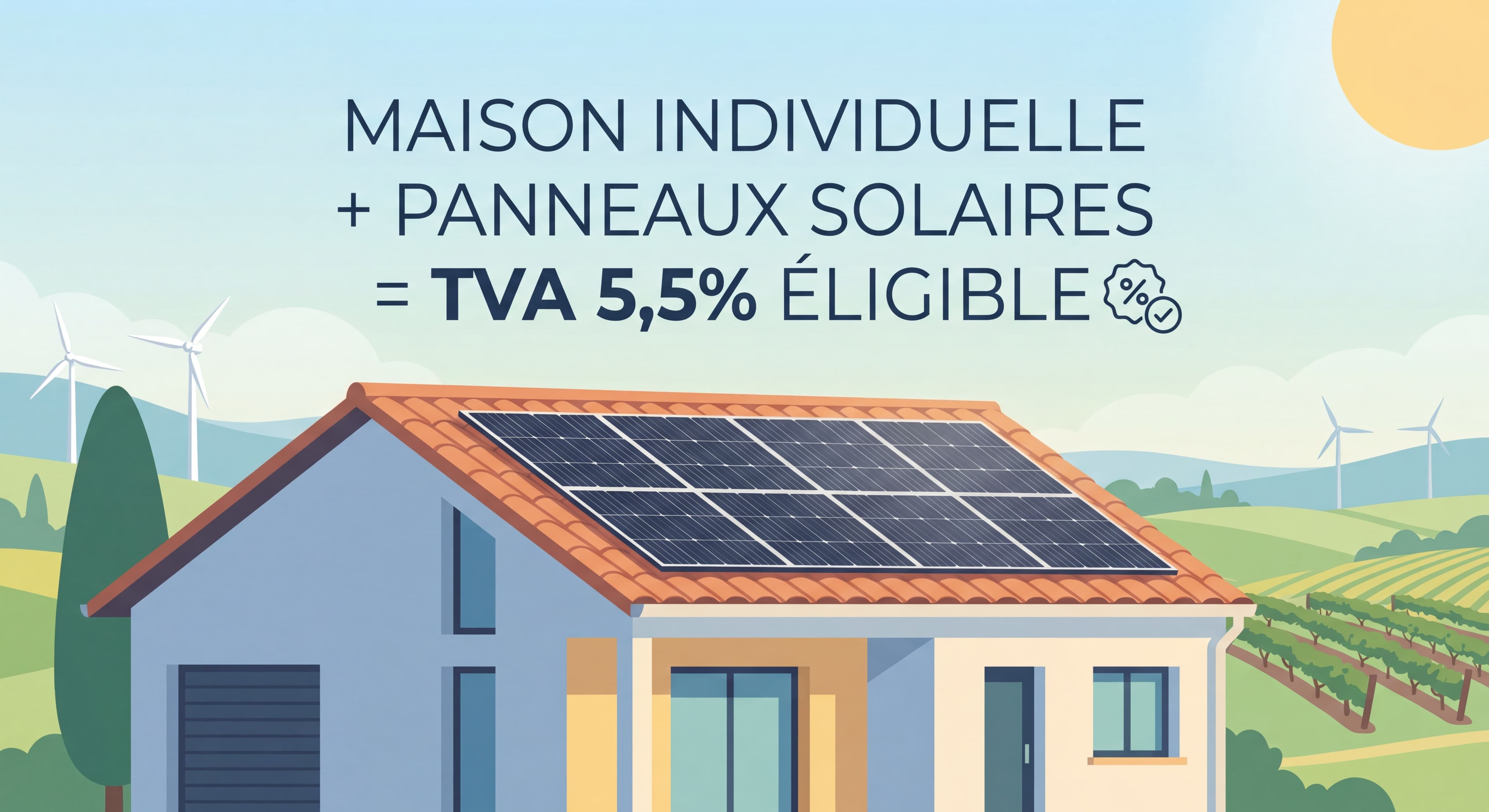 TVA 5,5 % sur le photovoltaïque : tout comprendre pour économiser jusqu'à 2 000 € sur votre installation solaire